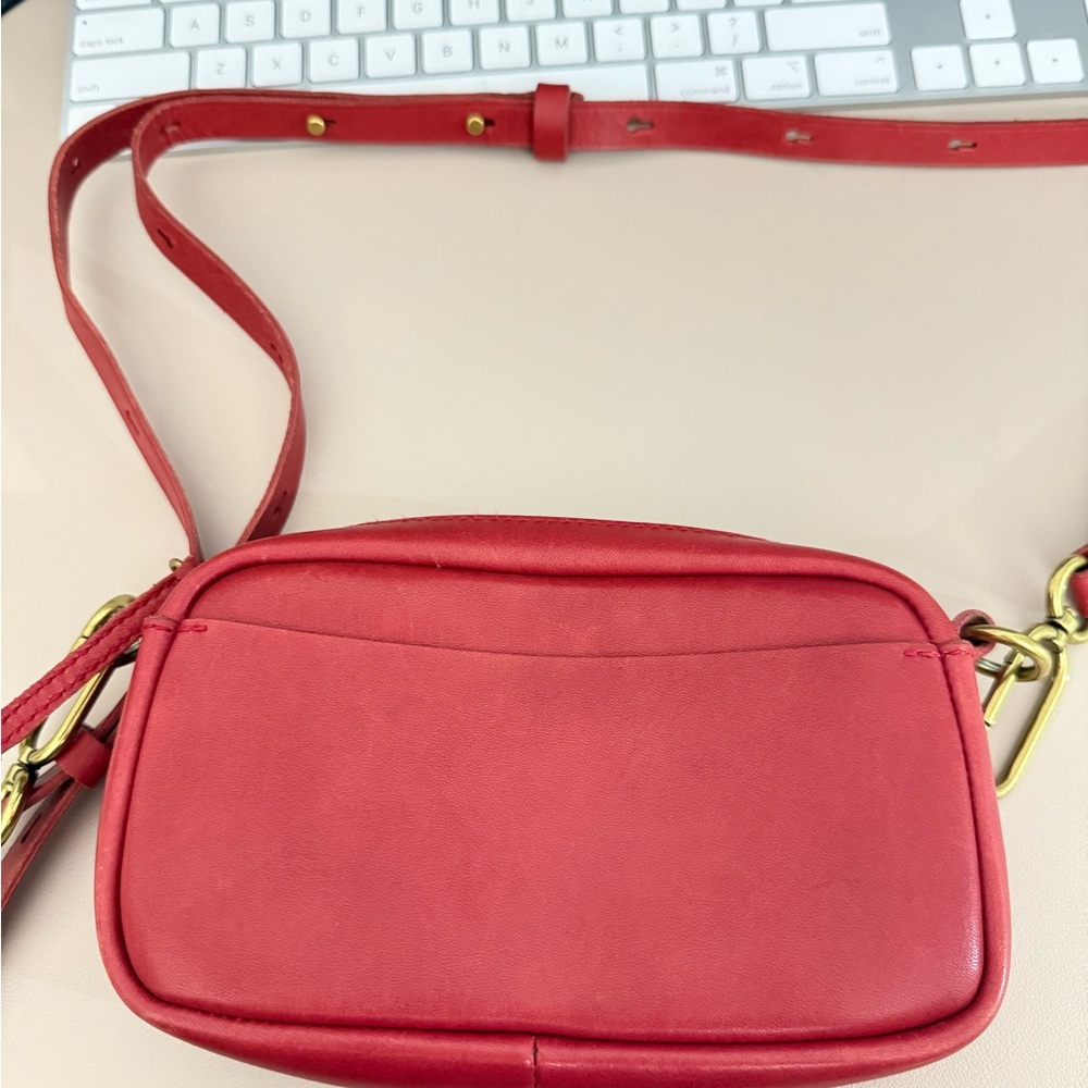 Madewell The leather carabiner mini cross body bag